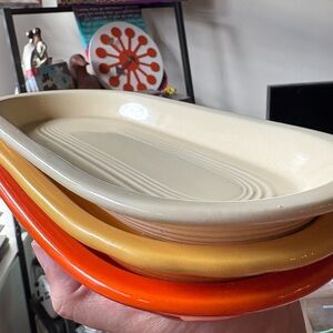 Vintage Fiestaware Utility Trays